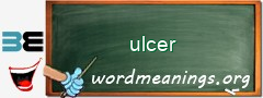 WordMeaning blackboard for ulcer